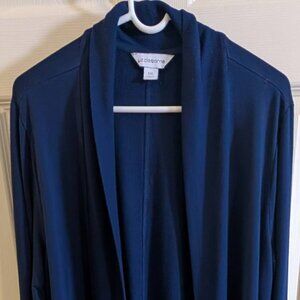 Liz Claiborne Womens Plus Size 2XL Long Sleeve Blue Sweater